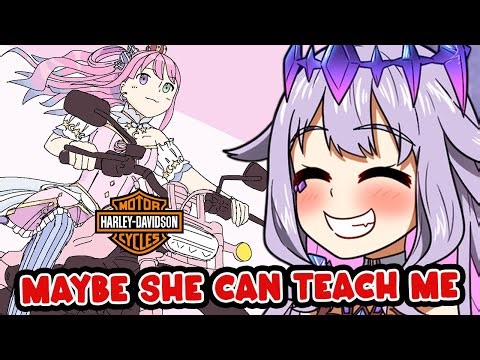 Biboo found out that Luna rides a Harley Davidson IRL and Biboo wants to learn how to ride one