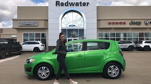 2016 Chevrolet Sonic LT with only 41,617 kms, gas I4 1.8L Ecotec engine, cruise control, tire pressure monitor system, theft-deterrent system, heated front seats, touchscreen. Click here for pictures and pricing: https://www.redwaterdodge.com/vehicle-details/used-2016-chevrolet-sonic-lt-redwater-ab-id-35911248 VIN #: 1G1JC6SH7G4107348 STK #: 9R18647B | Redwater Dodge