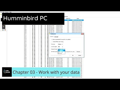 HumminbirdPC-Chapter 03 - Work with your data