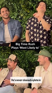 Don’t ask #BigTimeRush who’s the messiest on the tour bus. 😂 | People