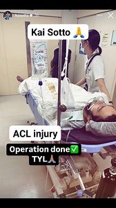 Speedy recovery, Kai! 🙏 LOOK: Kai Sotto shared an update on Instagram after his operation. He will be out of the Gilas Pilipinas lineup for the upcoming FIBA Asia Cup campaign in August after being diagnosed with an ACL injury earlier this month. Via: GMA Sports Photo: Kai Sotto / Instagram | Go for Gold Philippines