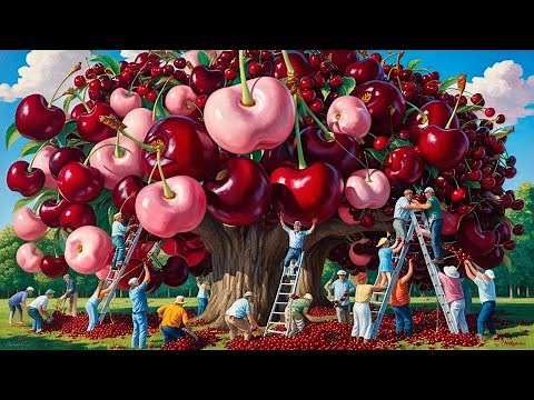 Growing Cherry Trees from Start to Harvest: Care, Development, and Harvesting Hundreds of Tons