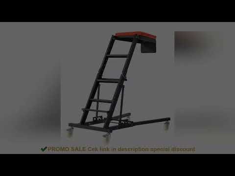 SucceBuy Automotive Top Creeper Engine Creeper Adjustable Height 400 LBS High Top Creeper 4 Swivel C