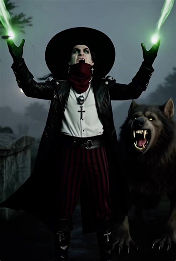 Elven Necromancer of New Orleans #elf #necromancer #dark #zombies #werewolf