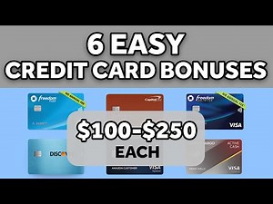💰 6 EASY Credit Card Sign Up Bonuses (NOV. 2024): 💳 Best Credit Card Bonus Offers with Spend of $500