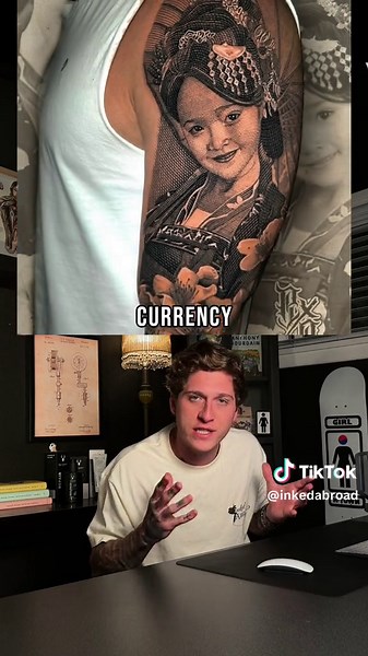 Unique Intaglio Engraving Tattoos by Rodrigo Patello