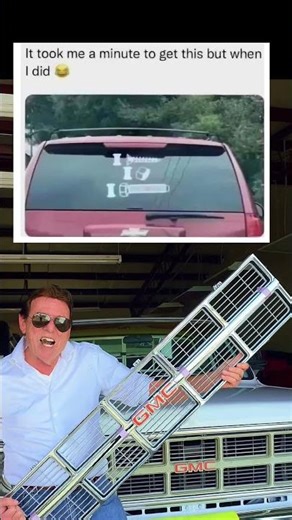 Anyone else get it? 🤣 #funny #cars #bumperstickers #roadrage #shorts #meme #gramps #lol #mechanic