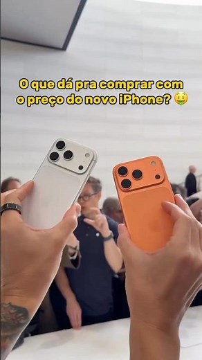 Oq comprar com o preço do iPhone 17 🤑