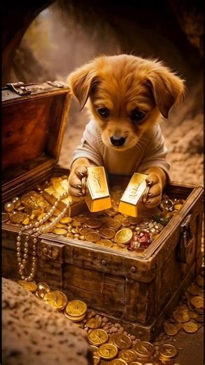 Puppy & GoldI Create Viral AI Shorts Free & Unlimited AI Tools. ai video kaise banaye. #ai #shorts