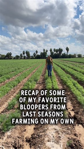 Michelle Martin 🌱 Ag Mag on Instagram: "This year I’m trying again, but a different crop: maybe I should stick to filming the hard working people of Agriculture like I already do! Jk 🤣 There really was so many bloopers that I’ll have to make 4 parts to this. Thanks to @felixcano93 for attempting to teach me. You have the patience of a saint. It was a great learning lesson and great time even if Mother Nature took out my first solo crop. . . ."