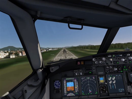 全网第一用VR飞738的航线