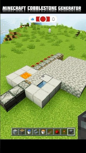 Minecraft automatic Cobblestone Generator #minecraft
