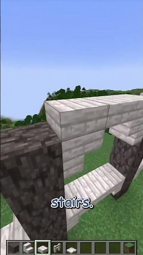 How to build a PALE OAK bridge AGAIN in minecraft! latest snapshot! 1.22 #shorts #minecraftbuilds