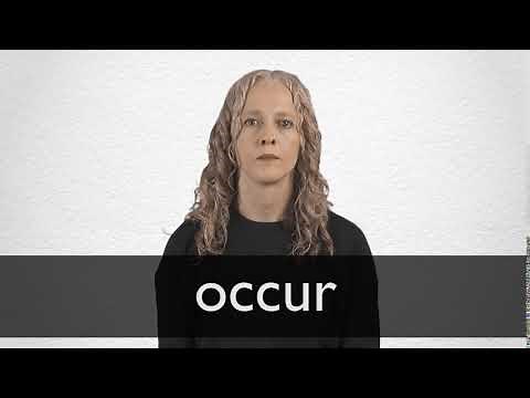 How to pronounce OCCUR in British English
