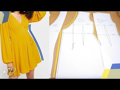HOW TO: DRAFT WRAP DRESS PATTERNS | KIM DAVE