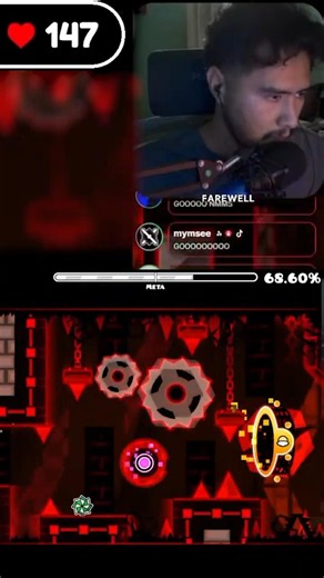 First Stream of Yatagarasu... #geometrydash
