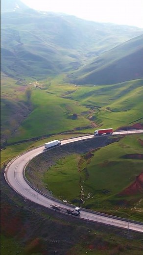 Dangerous Silk Road Pass: Heavy Trucks vs Mountains 😳