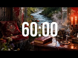 1 Hour Relax Timer ⏳ Peaceful Music for Work, Study & Meditation #relaxingtimer