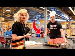 Cooking in Library Prank
