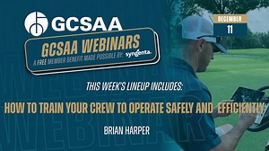 FREE FOR MEMBERS: Brian Harper, EM at Pendleton Golf Club explains how to train your crew to operate safely and efficiently. Watch the GCSAA webinar, made possible by Syngenta, live this Wednesday or choose the best time for you to watch later on-demand: https://learn.gcsaa.org/courses/how-to-train-your-crew-to-operate-safely-and-efficiently-live | GCSAA | Facebook