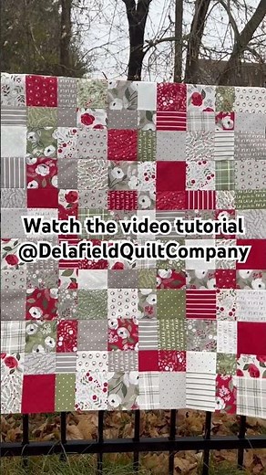 Just One Layer Cake quilt tutorial is now live ‪@DelafieldQuiltCompany‬