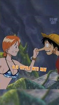 Luffy didn't know he was inside a giant snake stomach 🐍😂