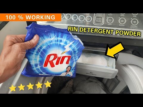 Rin Detergent Powder Review | How to use Rin Detergent powder in washing machine | Rin powder