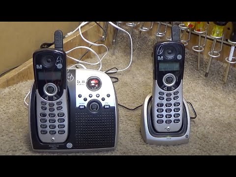 General Electric 25861GE3-B 5.8 GHz Cordless Phone with Digital Messaging System | Initial Checkout