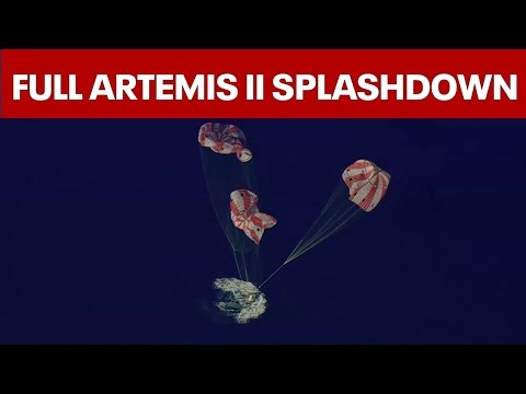 FULL NASA Artemis II Splashdown: See the moment astronauts returned to Earth