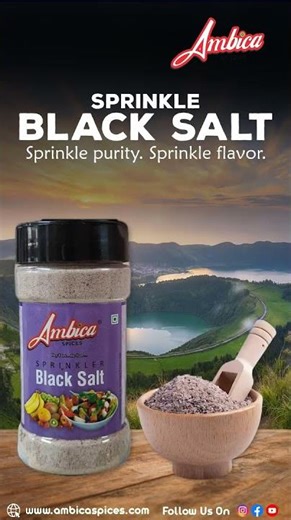 Ambica Black Salt – the earthy touch of authentic flavor.