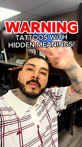 BEWARE of these TATTOOS 🚨 What other tattoos have hidden meanings? #Reels #Tattoo | Herchell L Carrasco