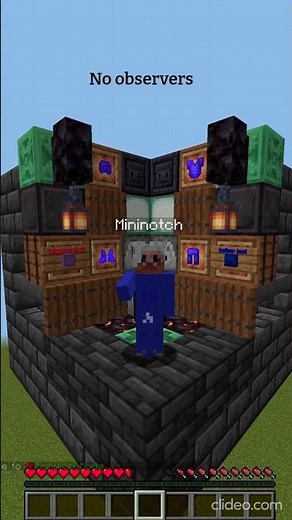 Classic AUTO-REGEAR Station #minecraft #redstone #regear #schematics #cpvp #donutsmp