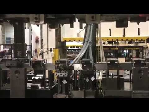 J-Tech 4 clinch nuts installed bottom up in progressive die