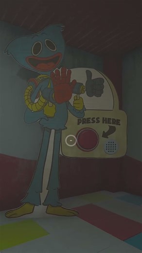 Huggy Wuggy Cardboard Cutout Voice Lines #poppyplaytimechapter2 #vhstape #chaptertwo