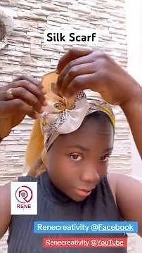 Silky Satin Scarf Headwrap Tutorial #silk #scarf #headwrapping