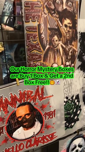 Our Horror Mystery Boxes are Buy 1 Box get a 2nd Box for Free! Don’t miss out on this incredible deal!👻🎃 #horror#horrortok#halloween#fyp#packingorders