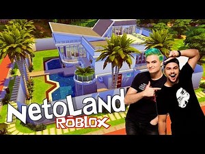 INVADI A CASA DOS IRMÃOS NETO no ROBLOX ‹ Mansão Felipe Neto ROBLOX ›