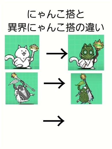 #にゃんこ大戦争 #ゲーム にゃんこ塔と異界にゃんこ塔の違い