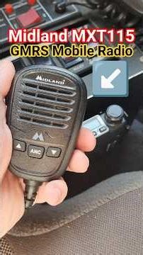 Quick Look: Midland MXT115 GMRS Mobile Radio #shorts #comms #emergencypreparedness #midland