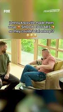 ⚡️😵would you let Johnny Knoxville put a 💥 SHOCK COLLAR 💥 on you on #FearFactor for $50,000!? 😳💰⚠️😈