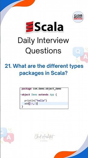 Scala Interview Questions | Cloud Data Engineer #ProgrammingTips #adf #scala #java #javaprogramming