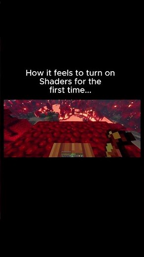 How it feels to turn on Shaders for the first time...