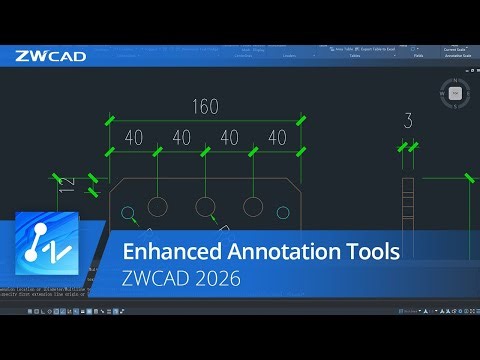 Enhanced Annotation Tools | ZWCAD 2026 Official