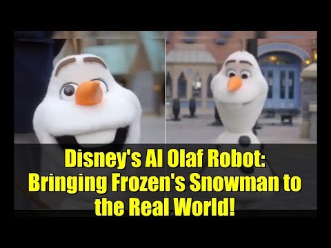 Disney's AI Olaf Robot: Bringing Frozen's Snowman to the Real World!