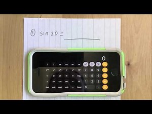Trigonometry and your calculator- iPhone