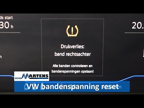 Zo reset je de bandenspanning van jouw Volkswagen
