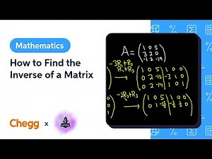 How to Find the Inverse of a Matrix Ft. The Math Sorcerer