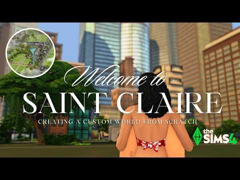 I Turned Newcrest Into a Big City | The Sims 4