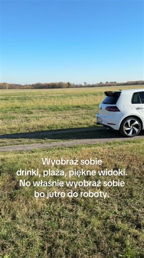 Golf 7 GTI: Praca i Wypoczynek na Plaży