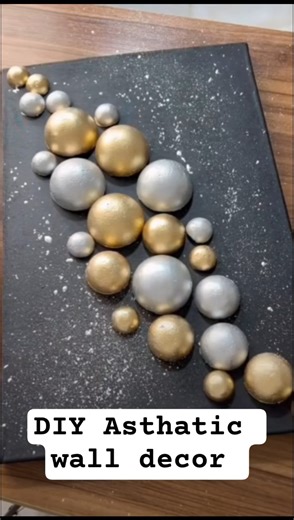 DIY asthatic wall decor idea #shorts #diy #art